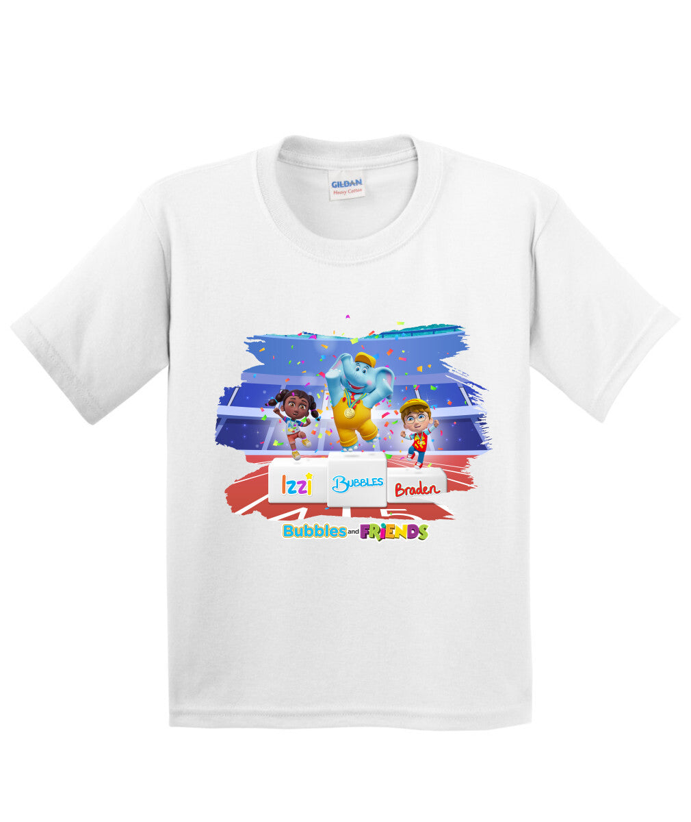Bubbles and Friends - Summer Games Collection Team Medals Children T-Shirt