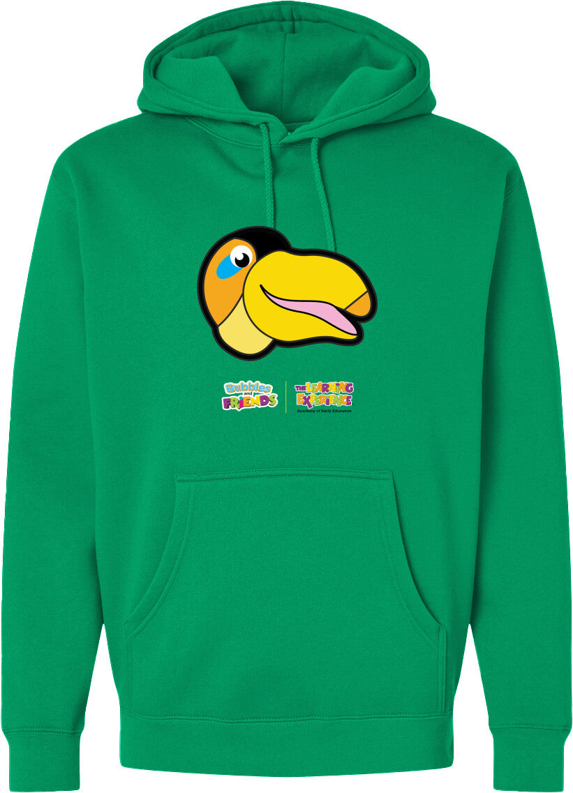Bubbles & Friends- Friends from Happyville 'Two Plus' Midweight Hooded Sweatshirt- Unisex