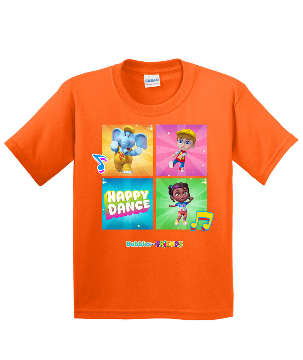 Bubbles and Friends β Happy Dance Collection Happy Team Children T-Shirt