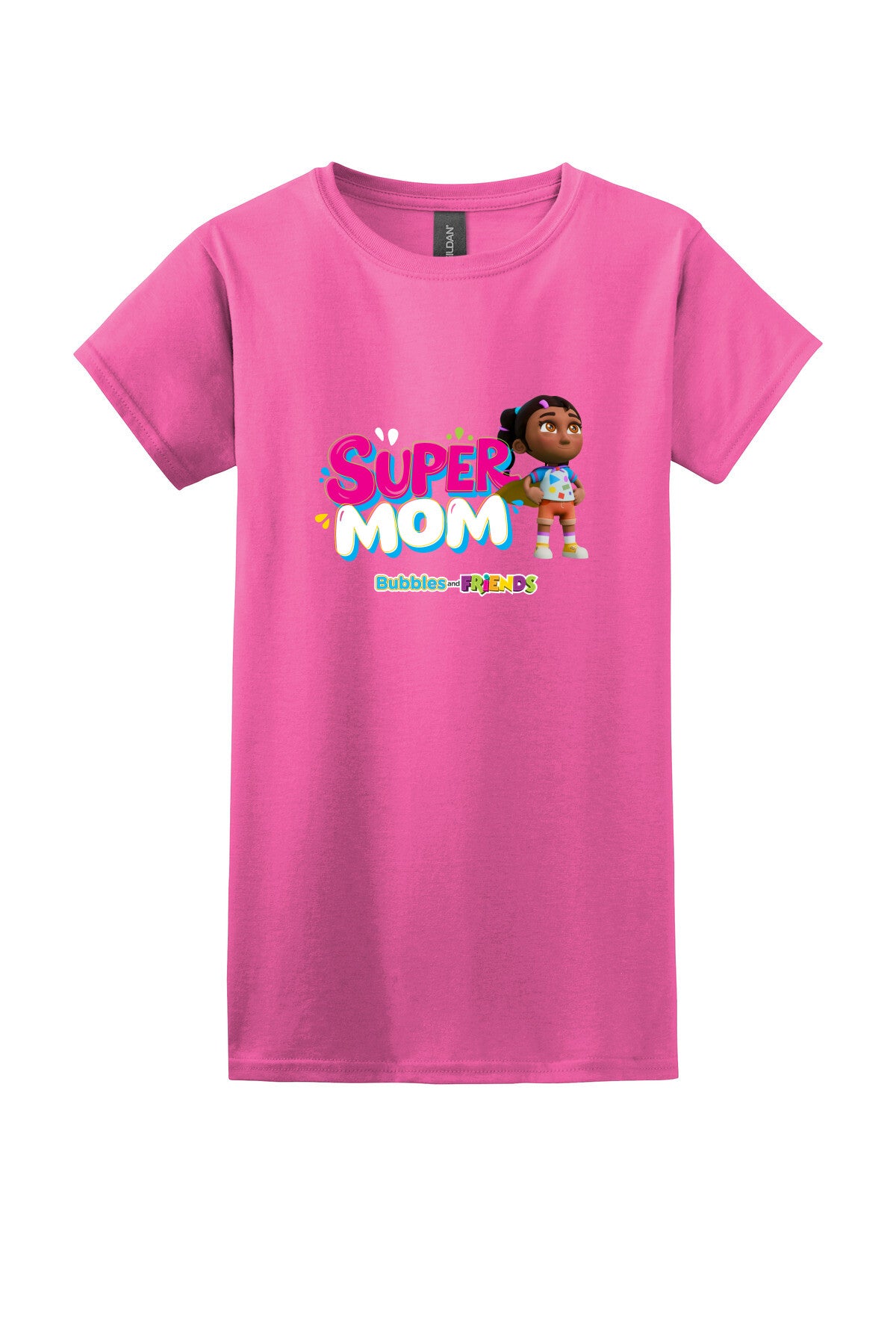Bubbles & Friends Mothers Day SuperMom Women's Tee