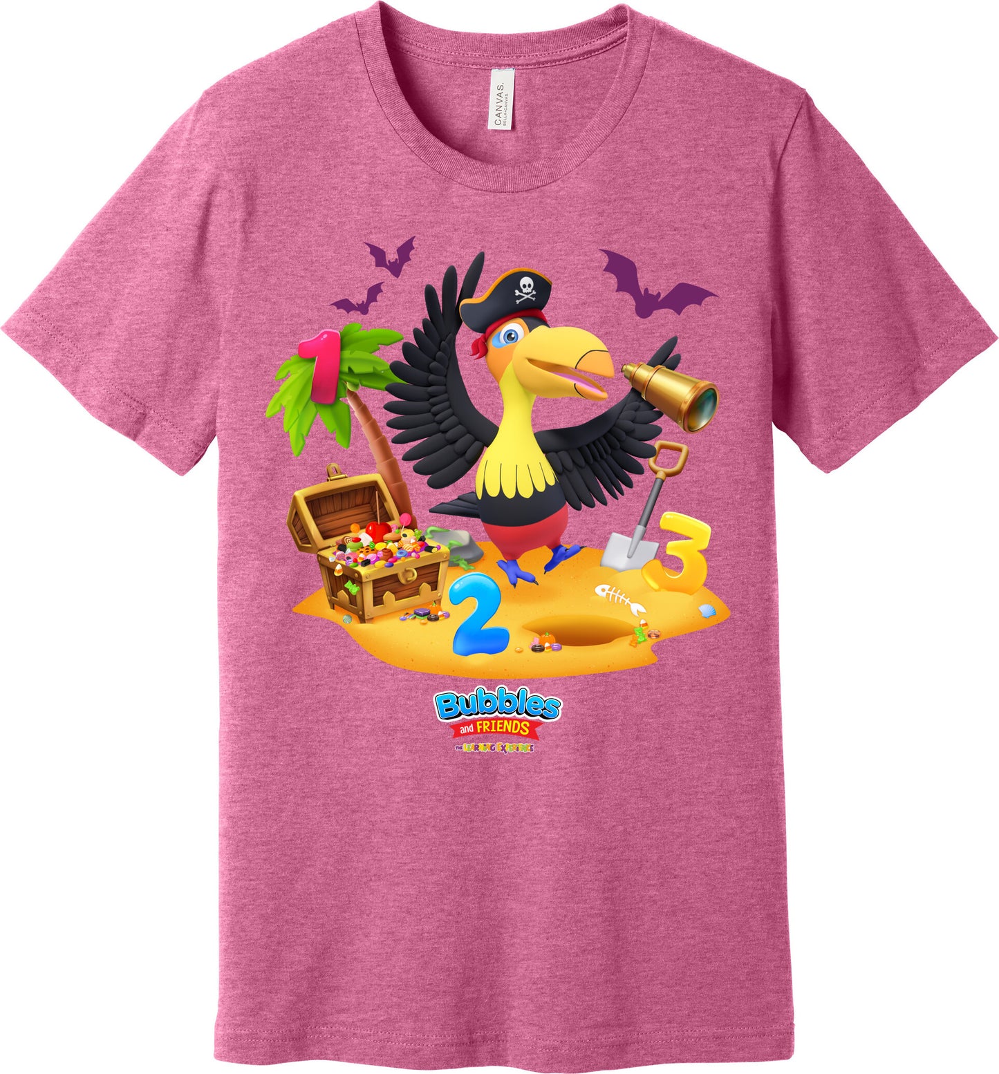 Bubbles & Friends Halloween Two Plus Unisex Short T-Shirt