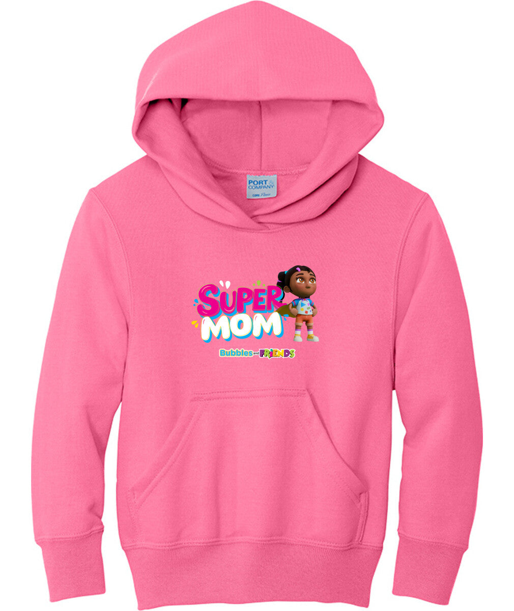 Bubbles & Friends Mothers Day SuperMom Fleece Sweatshirt