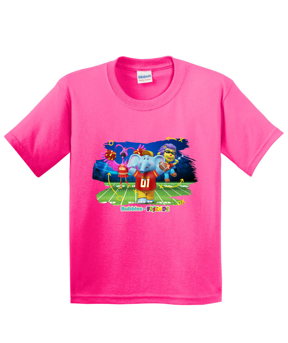 Bubbles and Friends - Varsity Collection Bubbles Football Children T-Shirt
