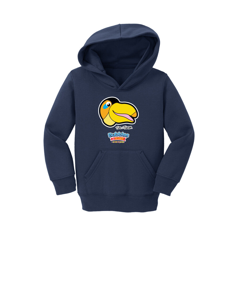Bubbles & Friends- Friends from Happyville 'Two Plus' Toddler Fleece Pullover Hoodie