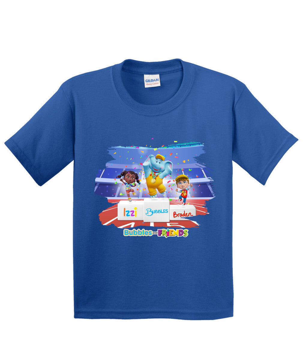 Bubbles and Friends - Summer Games Collection Team Medals Children T-Shirt
