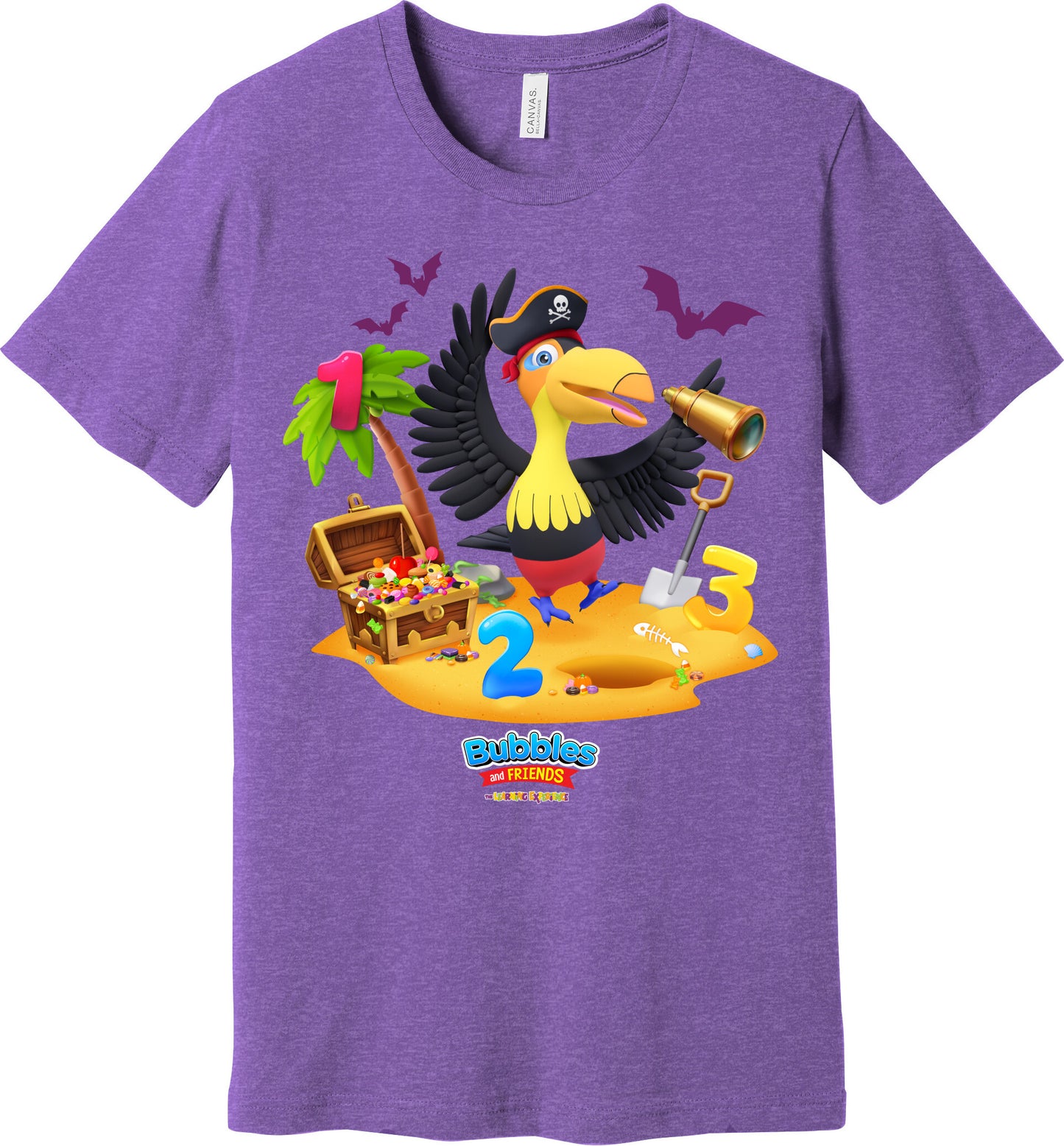 Bubbles & Friends Halloween Two Plus Unisex Short T-Shirt