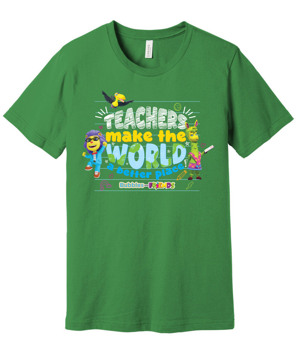 Bubbles & Friends Teacher Appreciation World T-shirt