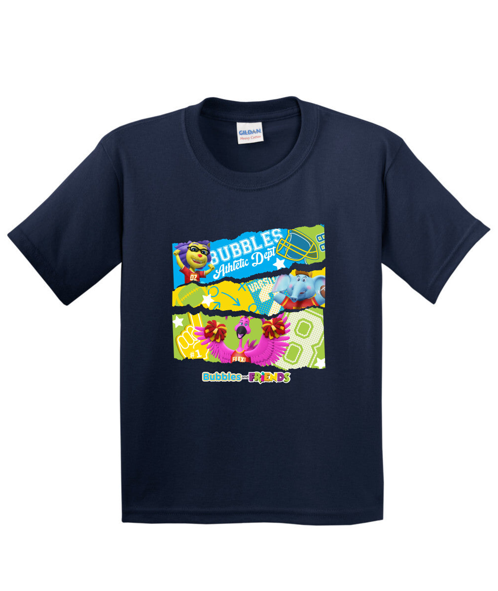 Bubbles and Friends - Varsity Collection #1 Team Children T-Shirt