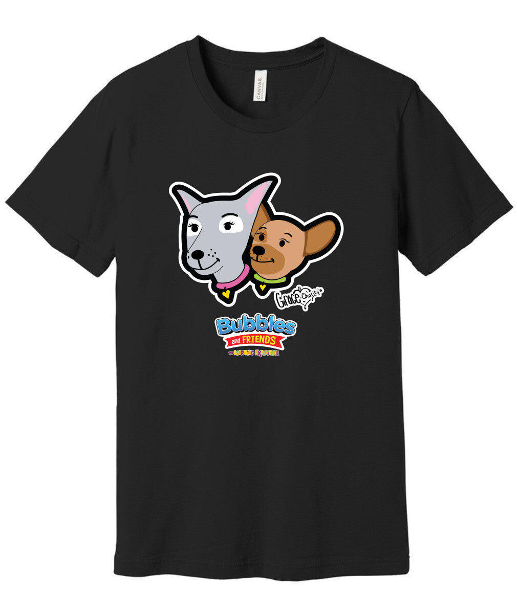 Bubbles & Friends- Friends from Happyville Grace & Charity Unisex Tee