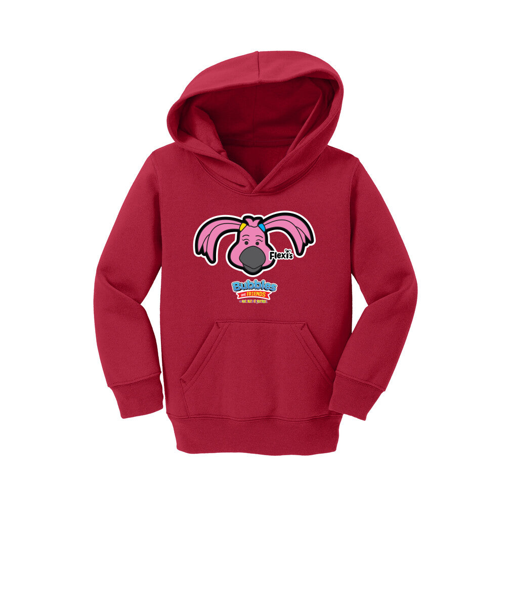 Bubbles & Friends- Friends from Happyville 'Flexi' Toddler Fleece Pullover Hoodie