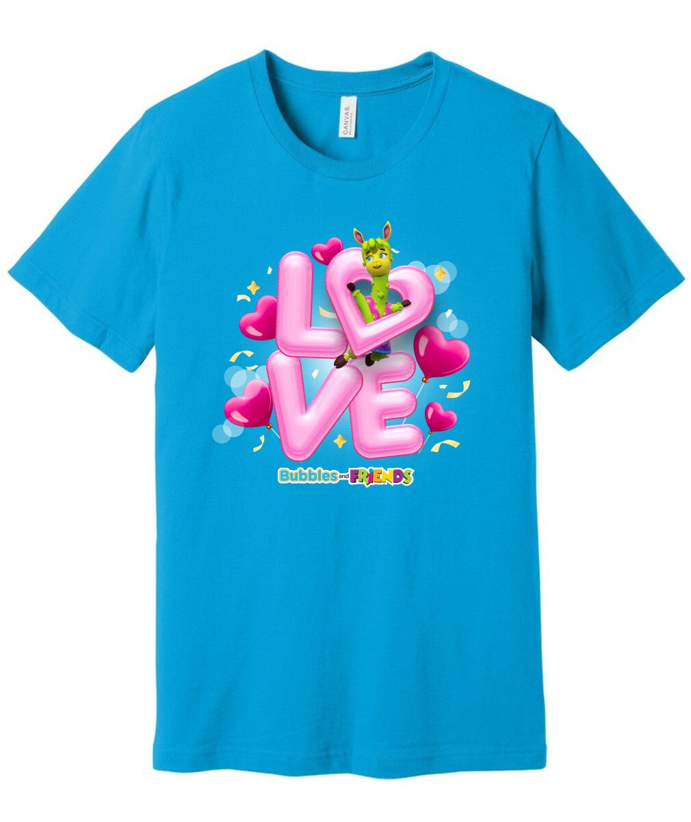 Bubbles & Friends Phoebe Love Womens T-Shirt