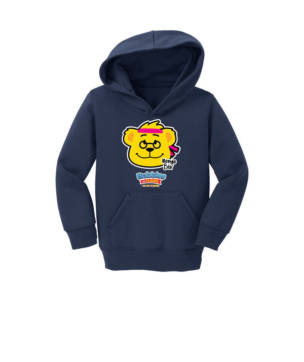 Bubbles & Friends- Friends from Happyville ' Bongo Bear' Toddler Fleece Pullover Hoodie