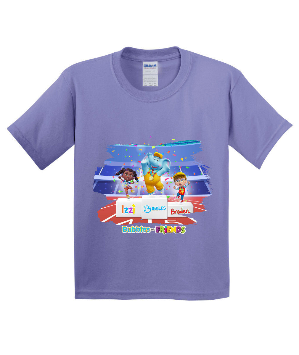Bubbles and Friends - Summer Games Collection Team Medals Children T-Shirt