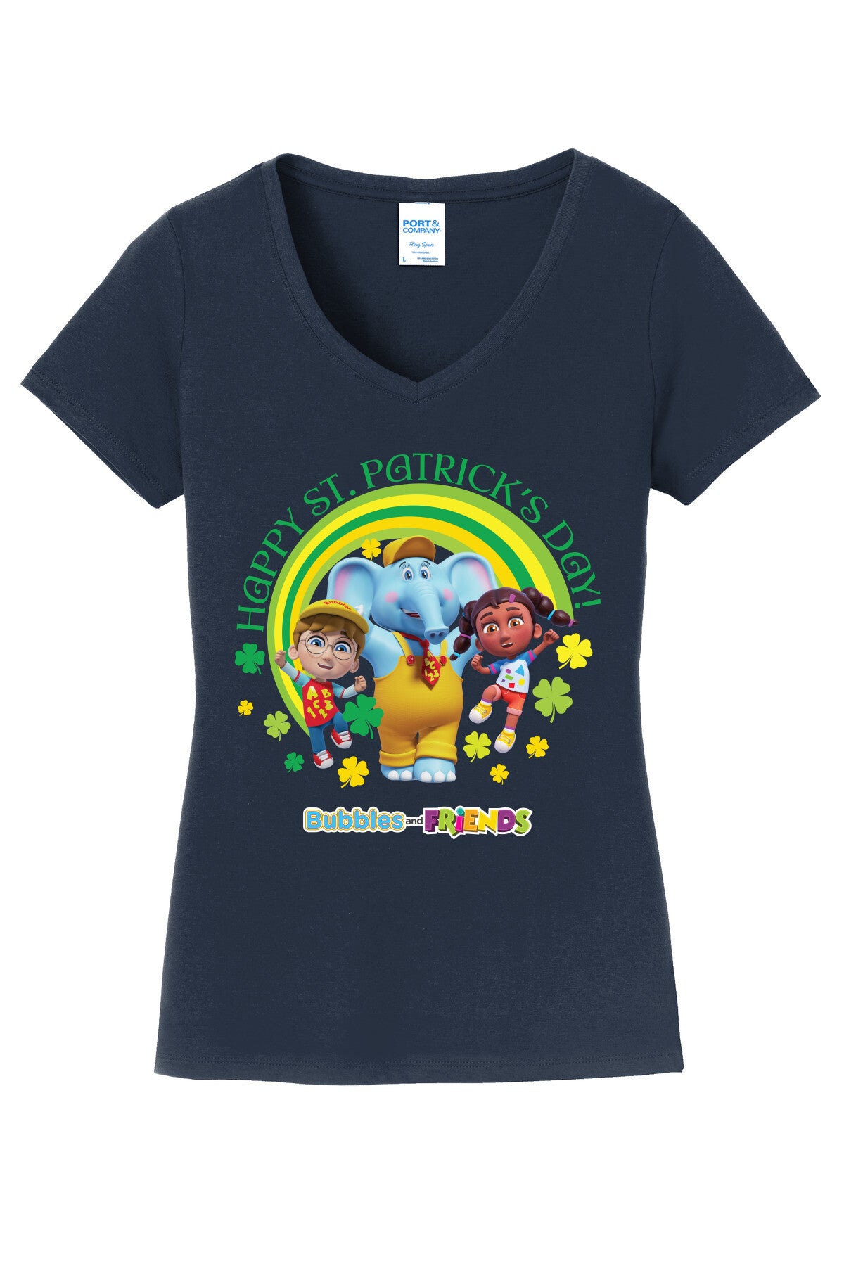 Port & Company Ladies Fan Favorite V-Neck Tee. LPC450V