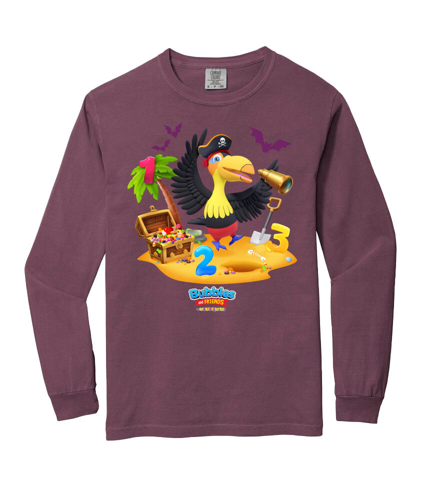 Bubbles & Friends Halloween Frames Long Sleeve Tee