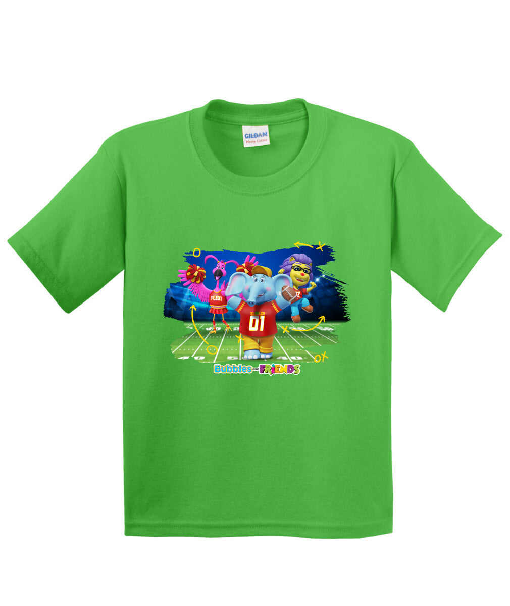 Bubbles and Friends - Varsity Collection Bubbles Football Children T-Shirt