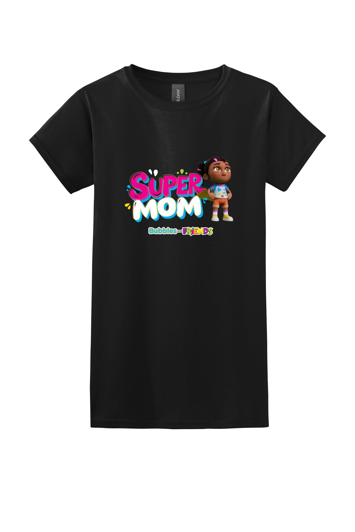 Bubbles & Friends Mothers Day SuperMom Women's Tee