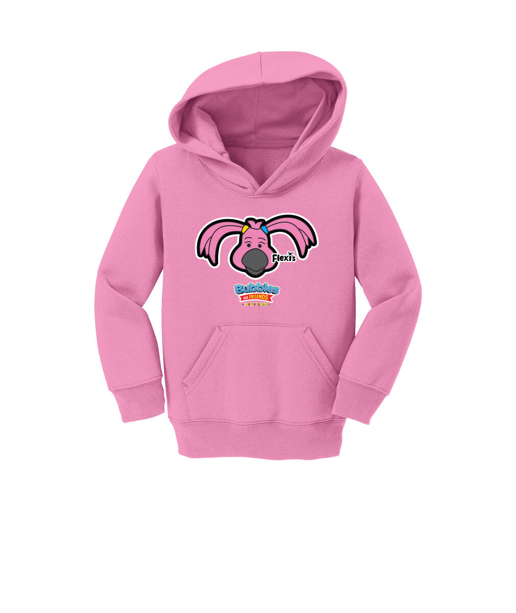 Bubbles & Friends- Friends from Happyville 'Flexi' Toddler Fleece Pullover Hoodie