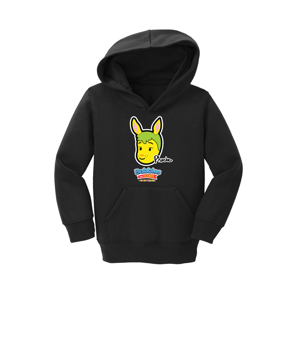 Bubbles & Friends- Friends from Happyville 'Phoebe' Toddler Fleece Pullover Hoodie