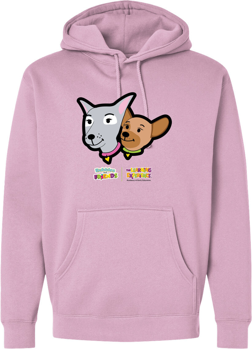 Bubbles & Friends- Friends from Happyville 'Grace & Charity' Midweight Hooded Sweatshirt- Unisex