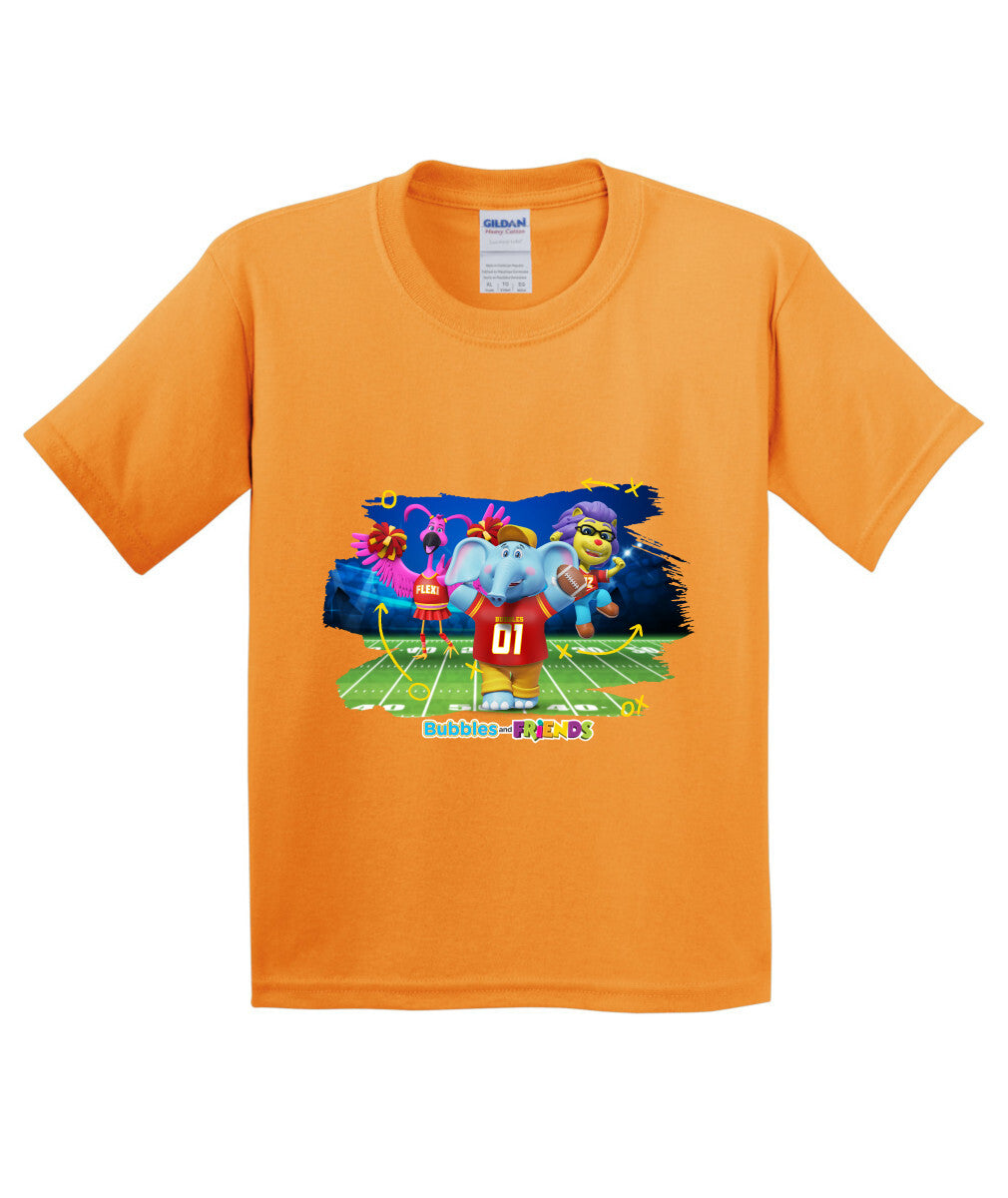 Bubbles and Friends - Varsity Collection Bubbles Football Children T-Shirt