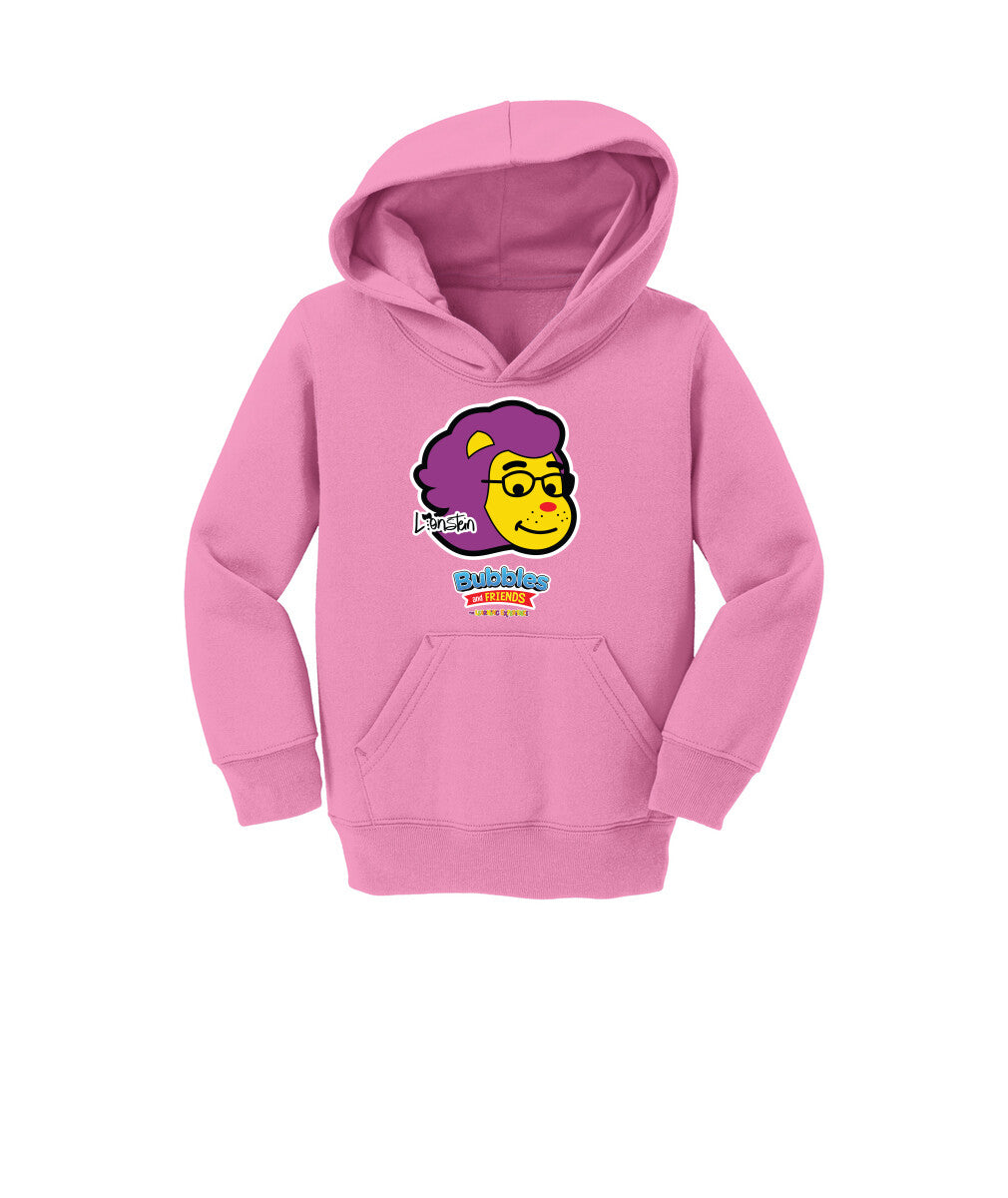 Bubbles & Friends- Friends from Happyville 'Lionstein' Toddler Fleece Pullover Hoodie