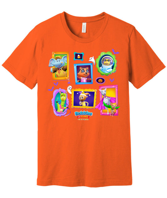 Bubbles & Friends Halloween Frames Unisex T-Shirt