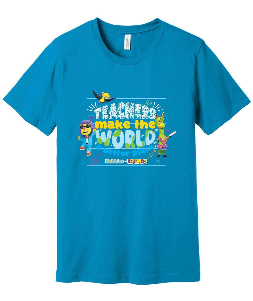 Bubbles & Friends Teacher Appreciation World T-shirt