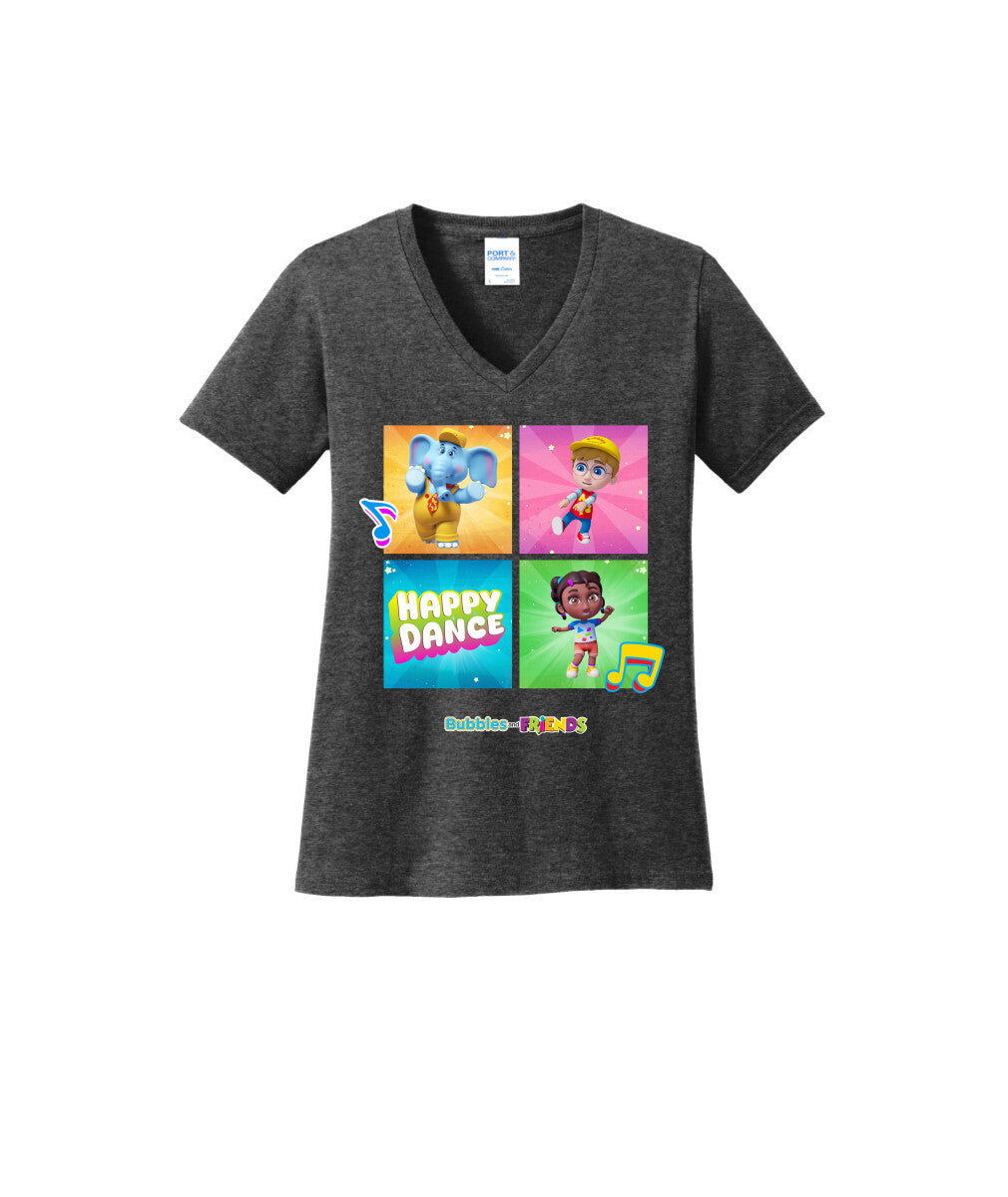 Bubbles and Friends β Happy Dance Collection Happy Team WomenT-Shirt