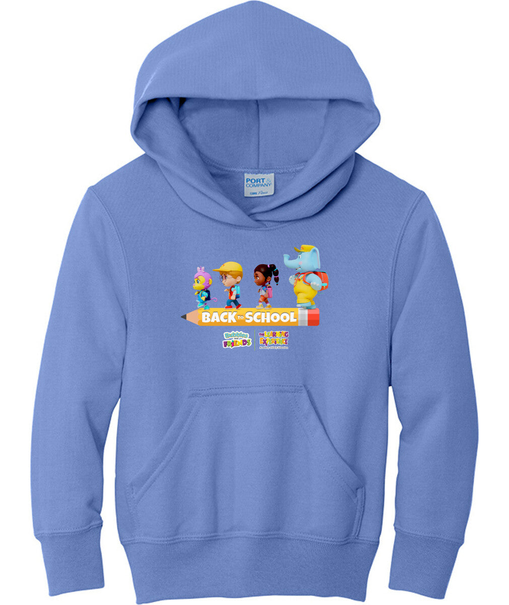 Bubbles & Friends BTS Pencil Walk Children's Hooded Sweatshirt