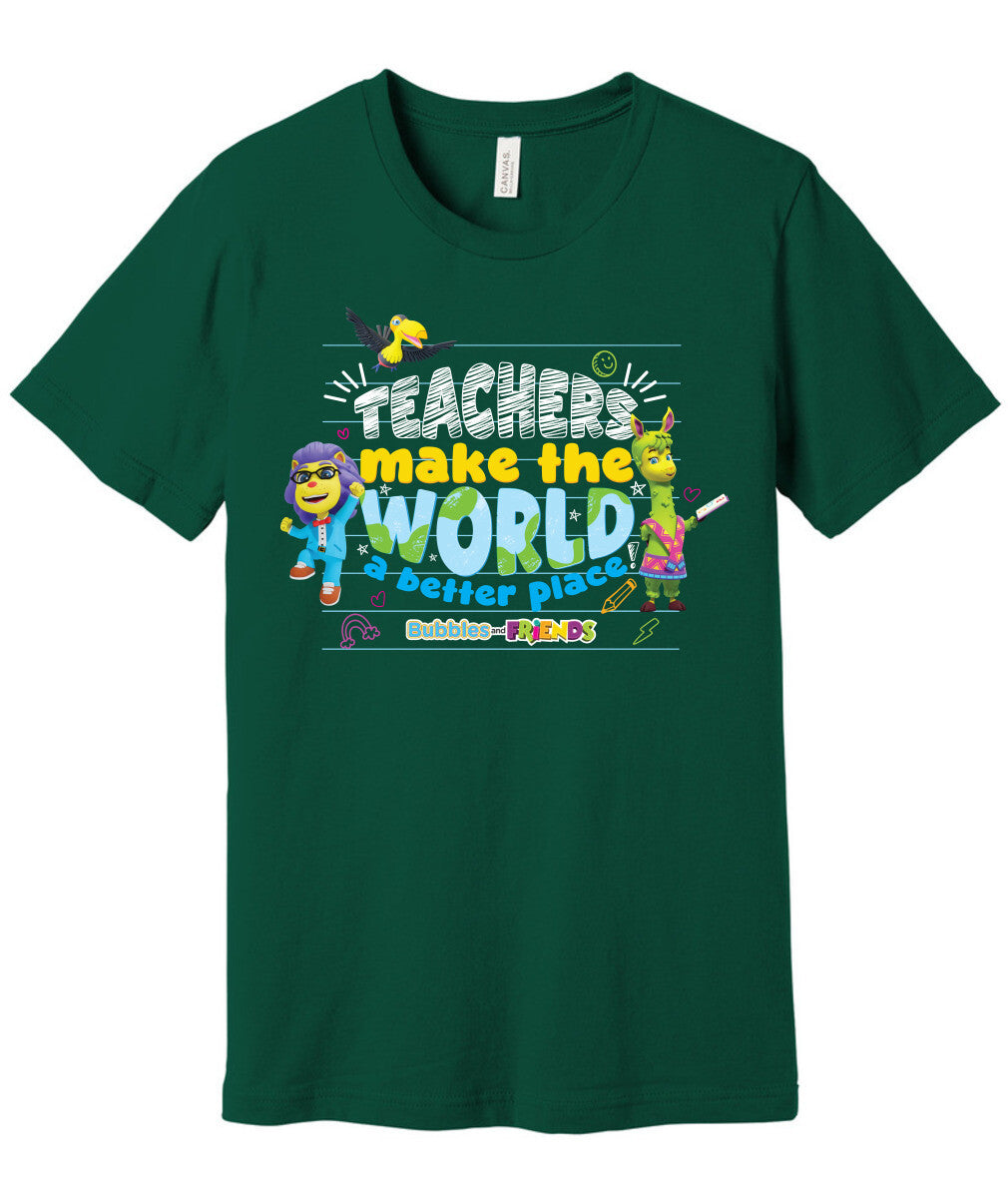 Bubbles & Friends Teacher Appreciation World T-shirt