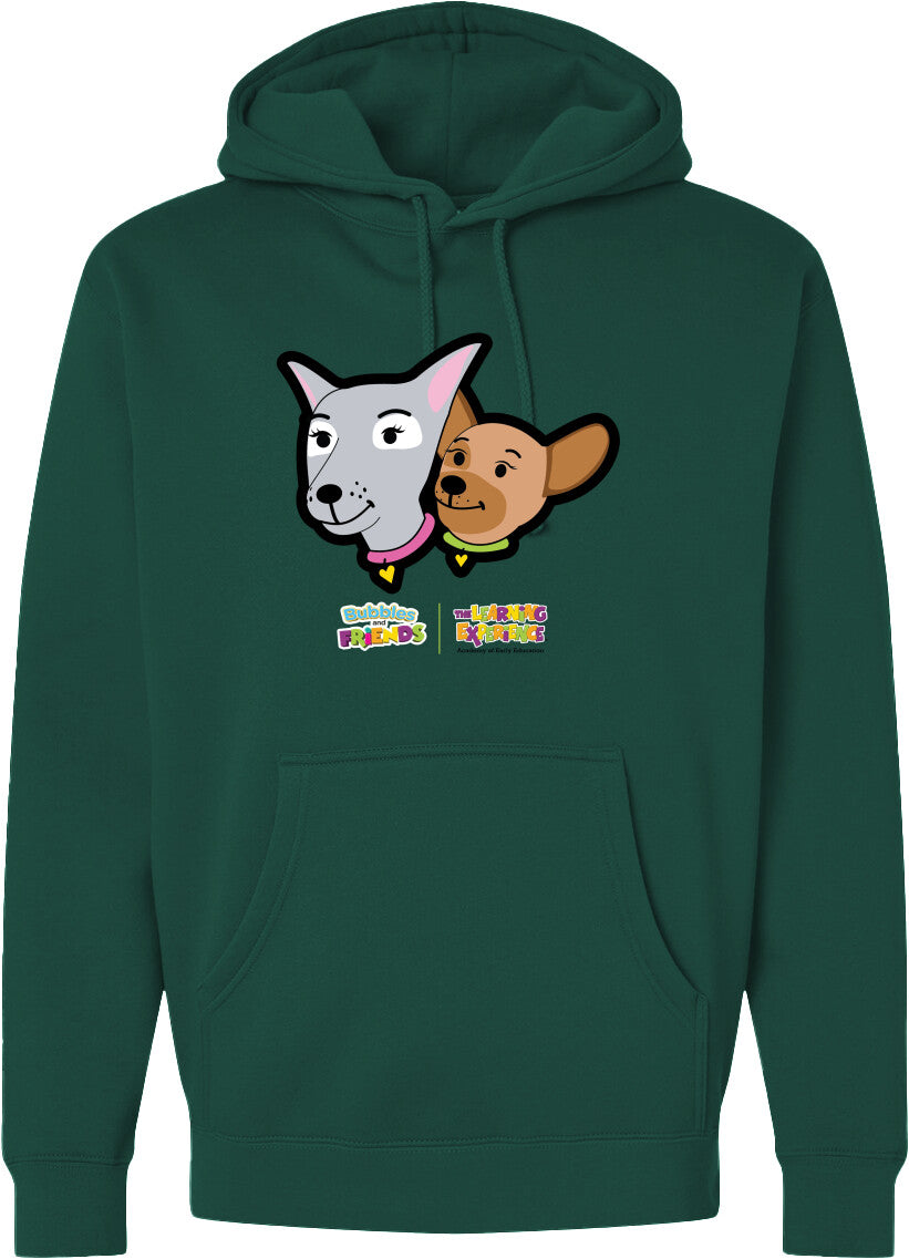 Bubbles & Friends- Friends from Happyville 'Grace & Charity' Midweight Hooded Sweatshirt- Unisex