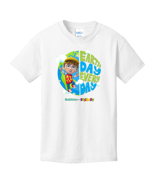 Bubbles & Friends Earth Day Braden Children's Tee