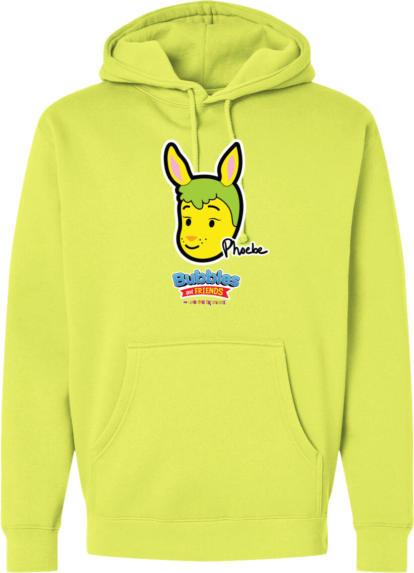 Bubbles & Friends- Friends from Happyville 'Phoebe' Midweight Hooded Sweatshirt