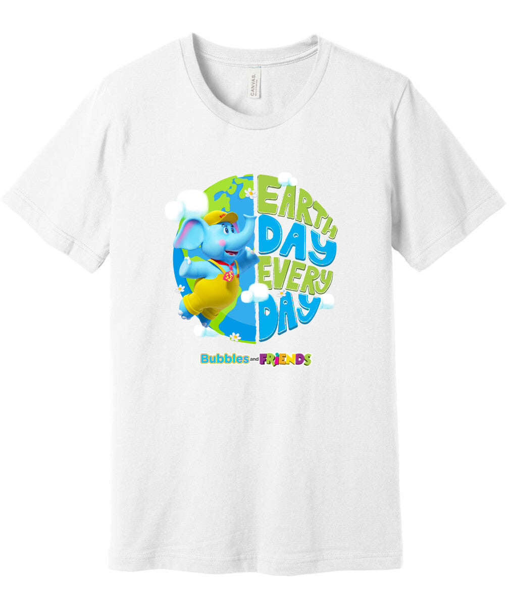 Bubbles & Friends Earth Day Everyday Unisex Jersey Tee