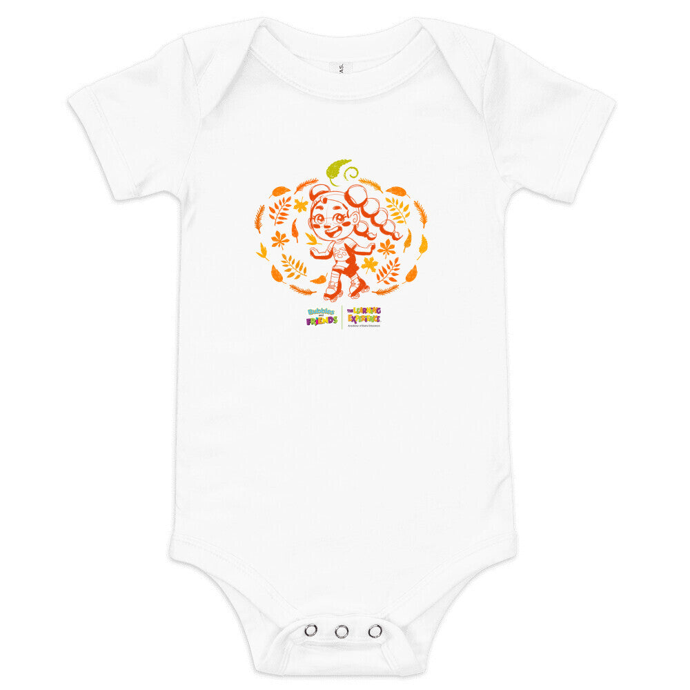 Bubbles & Friends Fall Collection with Izzi Onesie