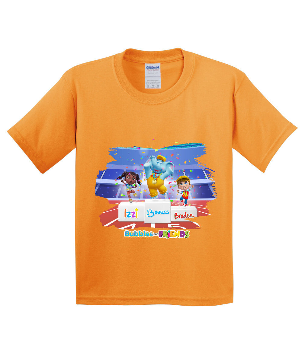 Bubbles and Friends - Summer Games Collection Team Medals Children T-Shirt