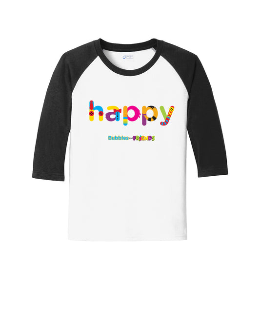 Bubbles and Friends - Happy long sleeve children T-Shirt