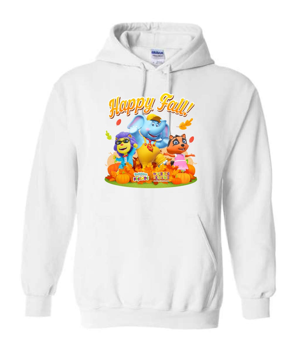 Bubbles & Friends Happy Fall Unisex Pullover Hoodie