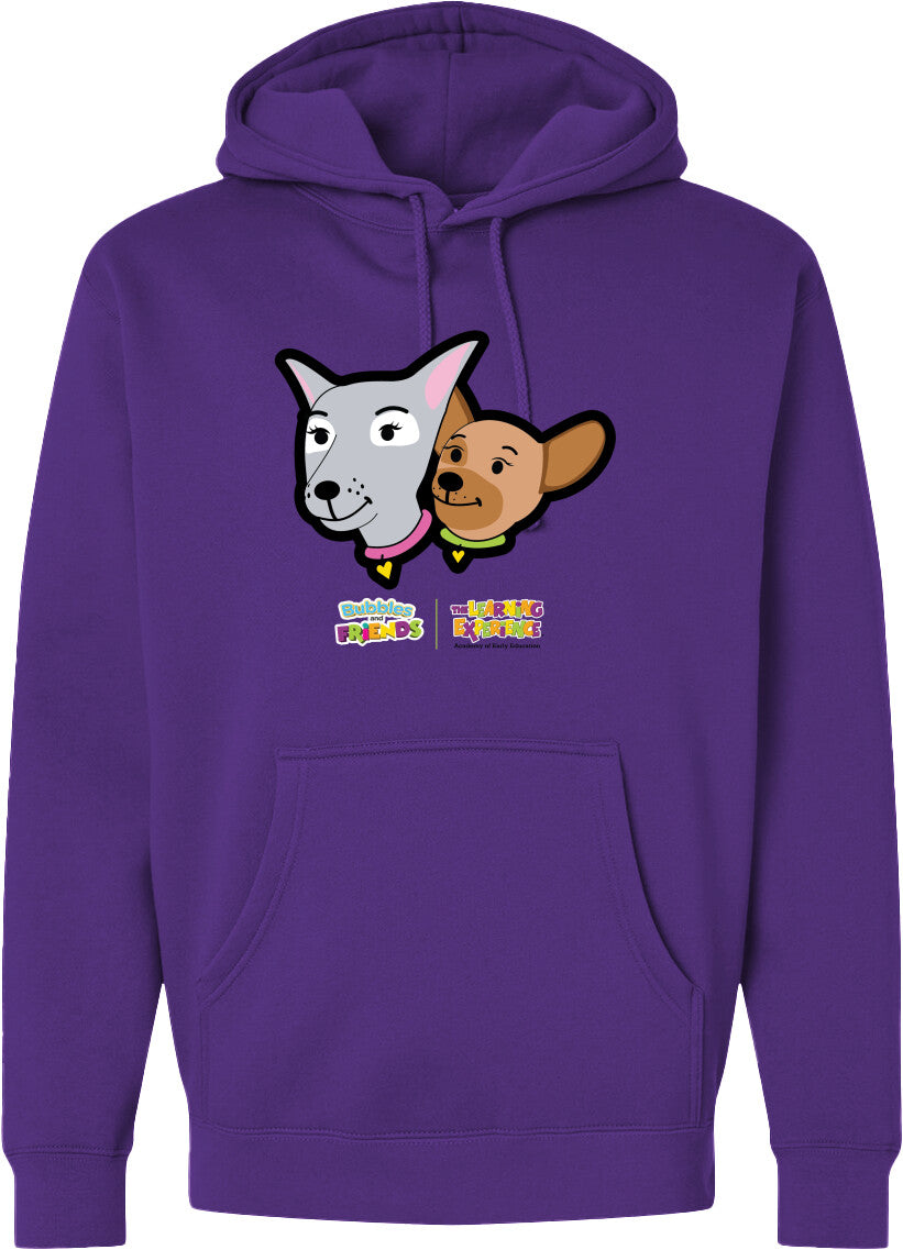 Bubbles & Friends- Friends from Happyville 'Grace & Charity' Midweight Hooded Sweatshirt- Unisex