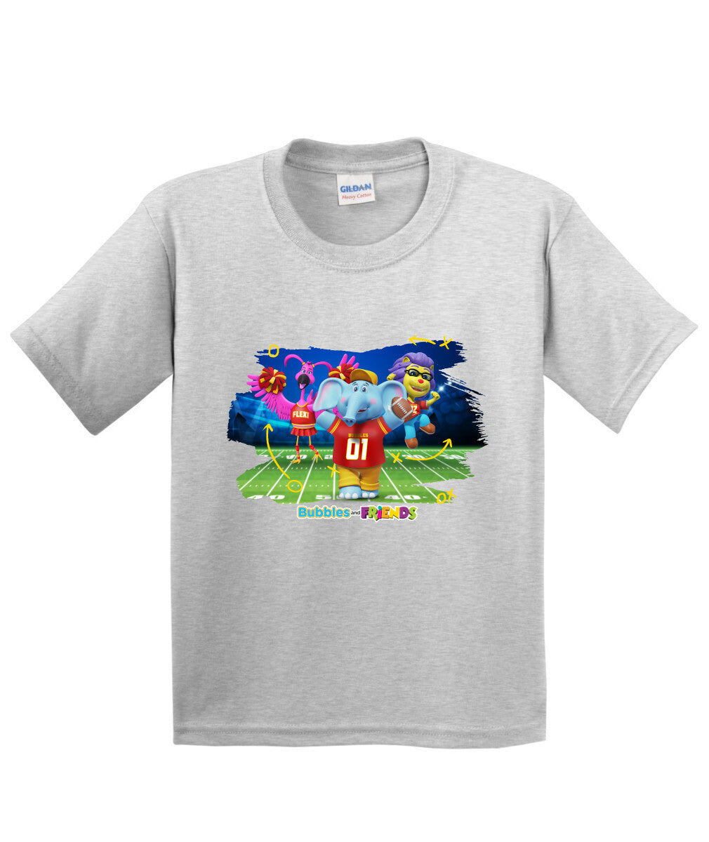 Bubbles and Friends - Varsity Collection Bubbles Football Children T-Shirt