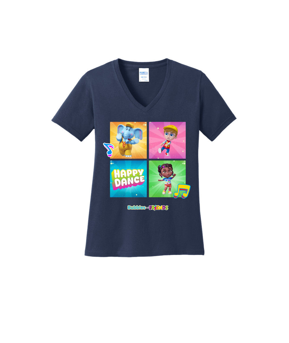 Bubbles and Friends β Happy Dance Collection Happy Team WomenT-Shirt