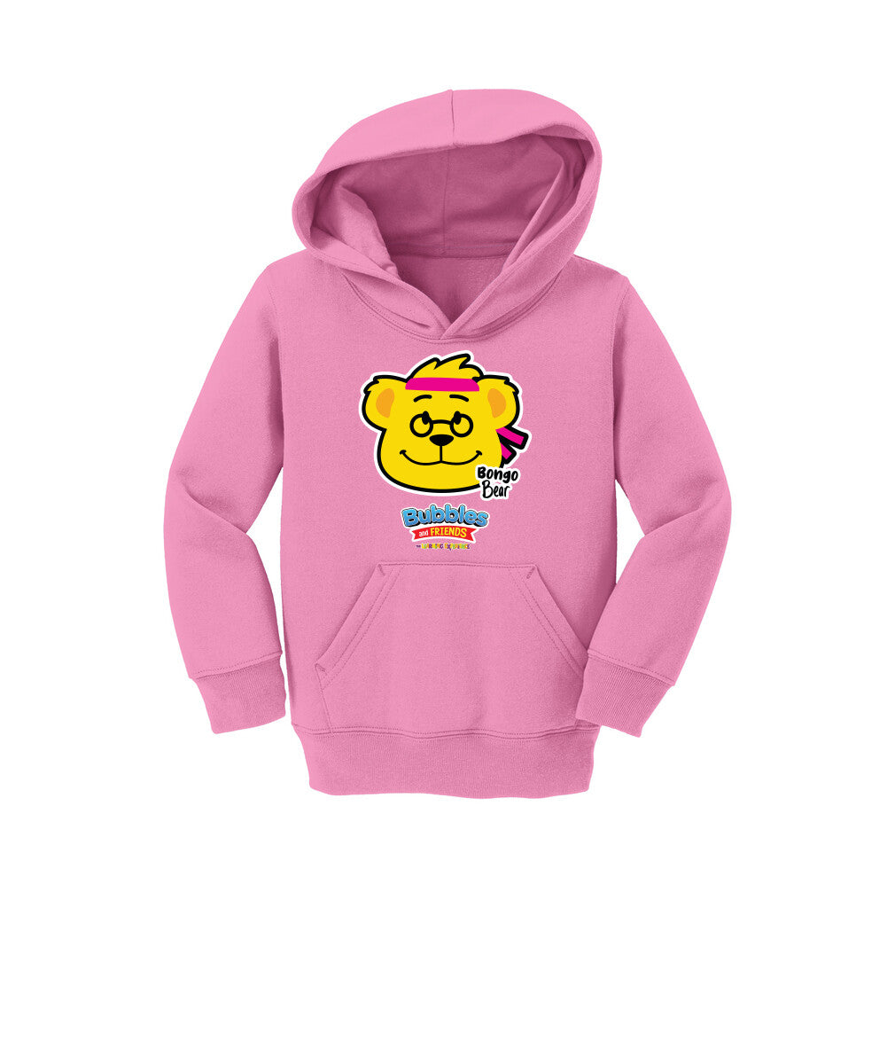 Bubbles & Friends- Friends from Happyville ' Bongo Bear' Toddler Fleece Pullover Hoodie