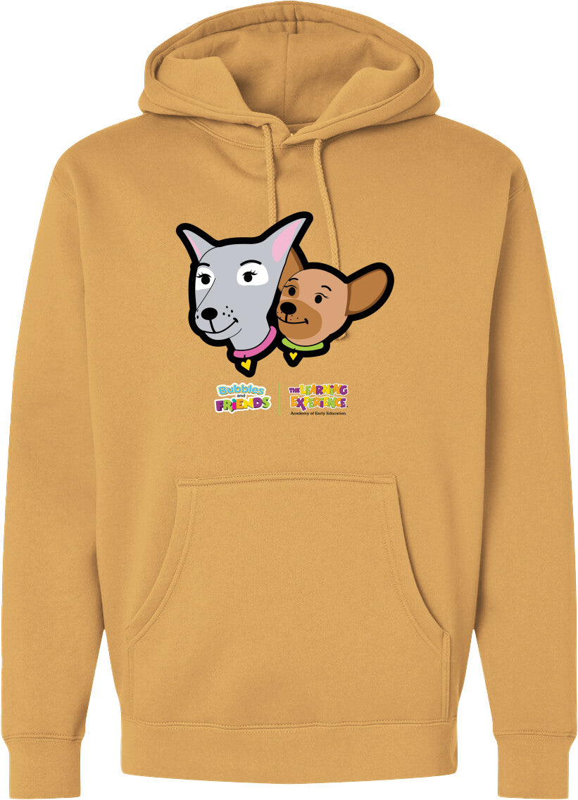 Bubbles & Friends- Friends from Happyville 'Grace & Charity' Midweight Hooded Sweatshirt- Unisex