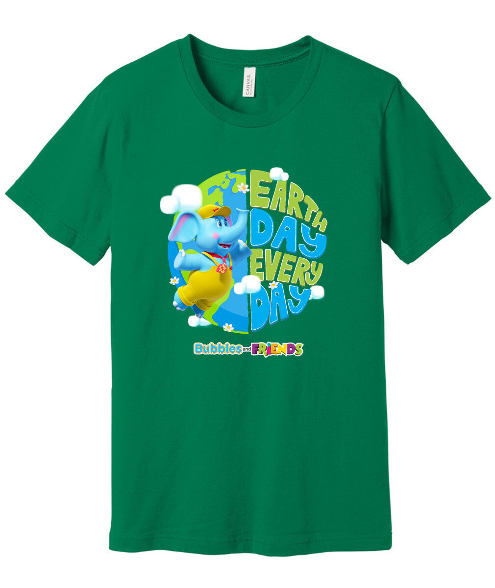 Bubbles & Friends Earth Day Everyday Unisex Jersey Tee