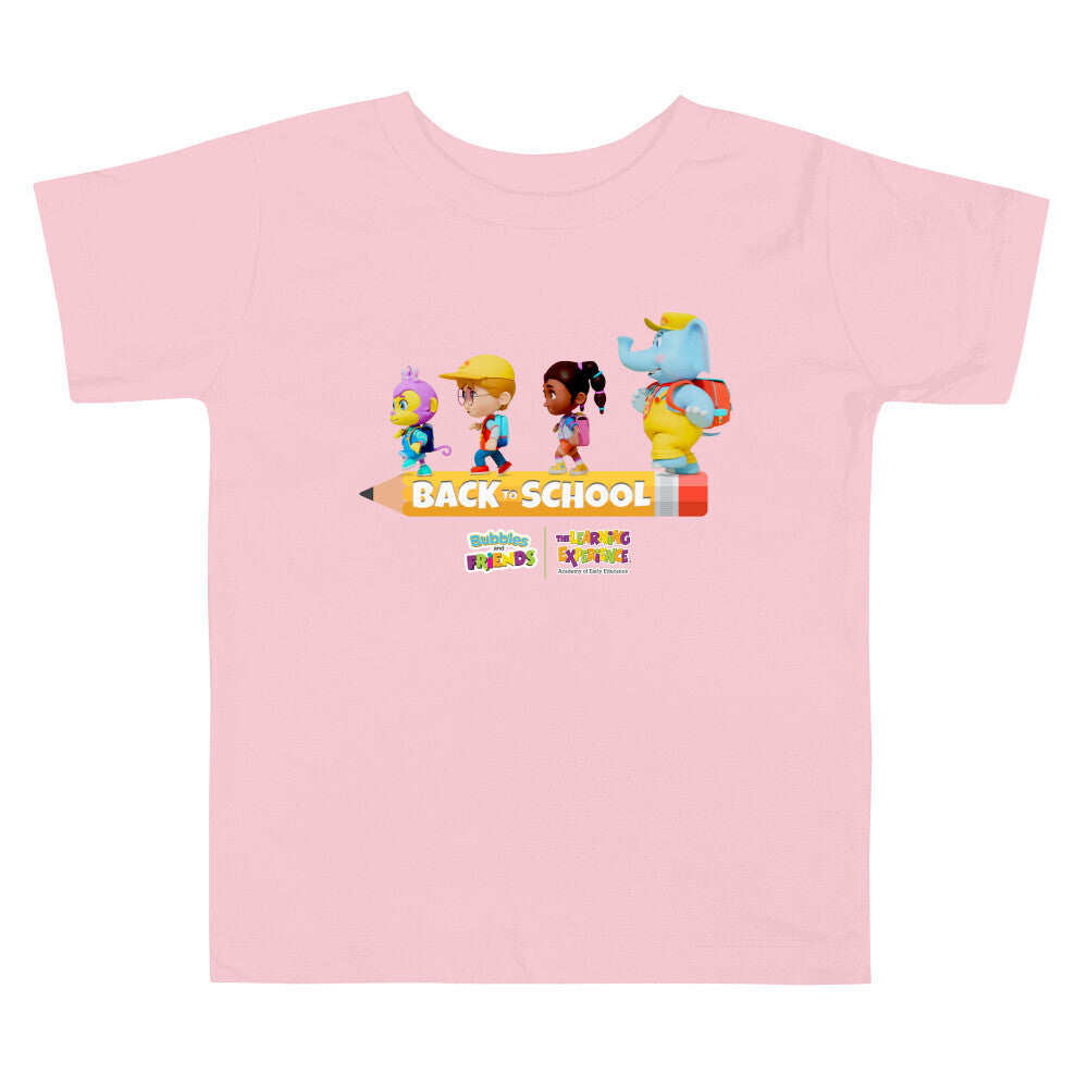 Bubbles & Friends BTS Pencil Walk Toddler T-Shirt