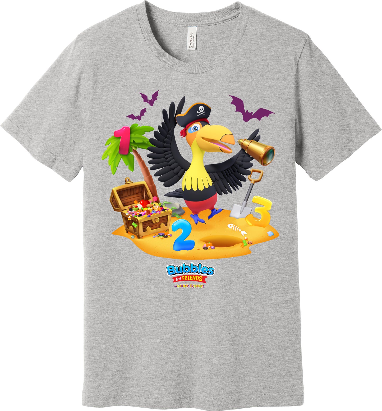 Bubbles & Friends Halloween Two Plus Unisex Short T-Shirt