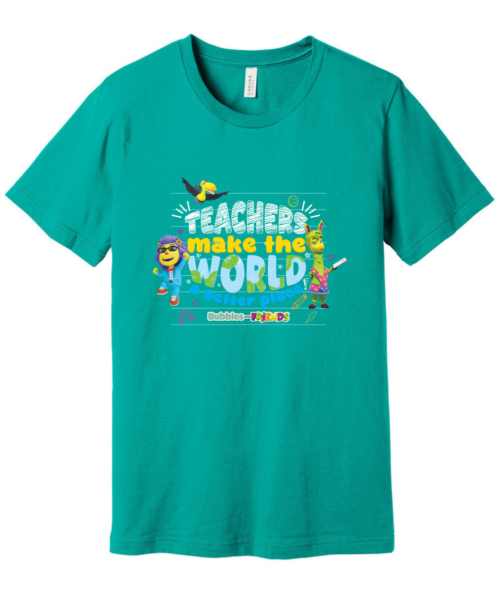 Bubbles & Friends Teacher Appreciation World T-shirt