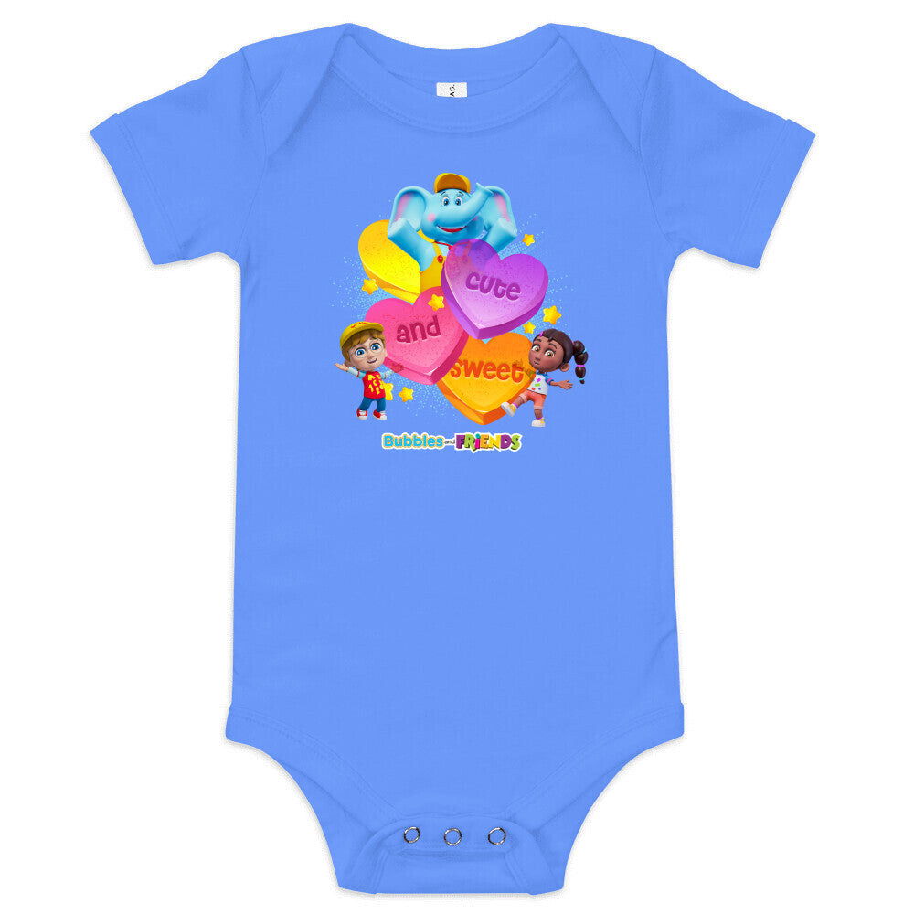 Bubbles & Friends Cute and Sweet Infant Onesie