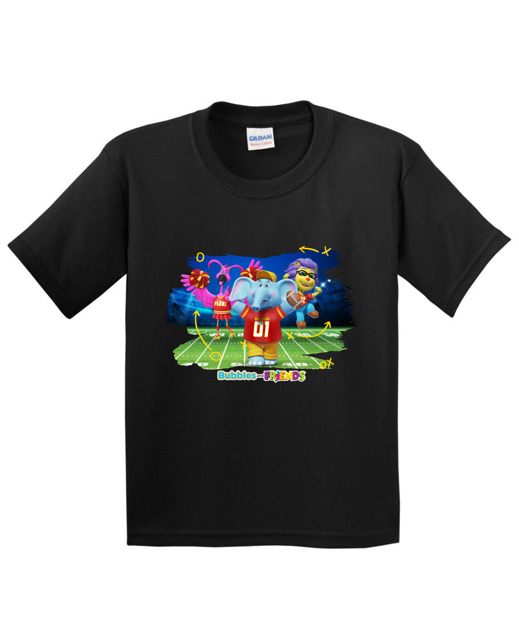 Bubbles and Friends - Varsity Collection Bubbles Football Children T-Shirt